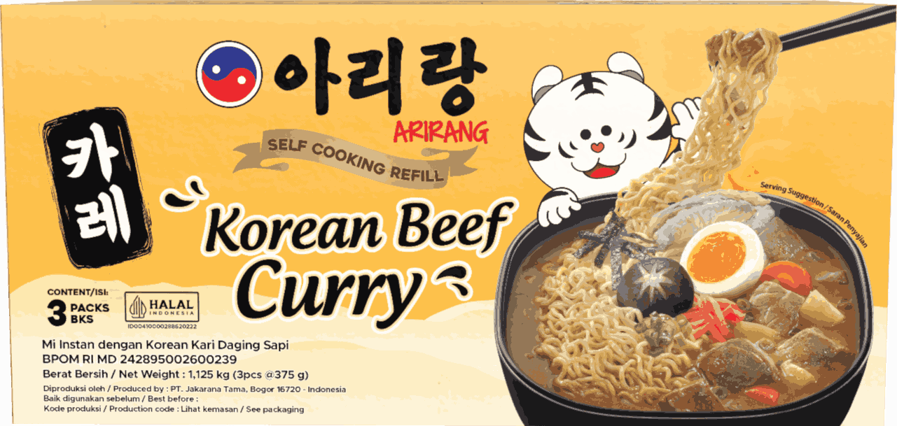 Arirang Refill Beef Curry packshot