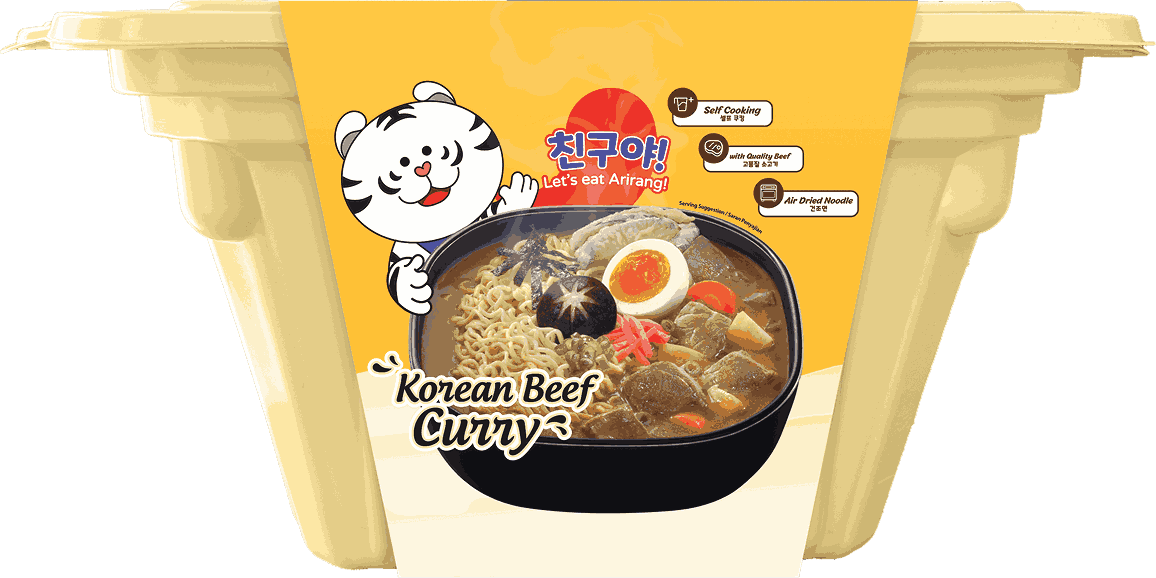 Arirang Self-Cooking Disposable Box Beef Curry packshot